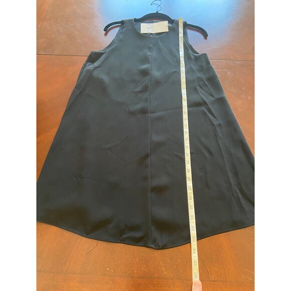 Zara NWT Minimalist Mini Sleeveless Shift Little Black Dress Size Small - Picture 10 of 10